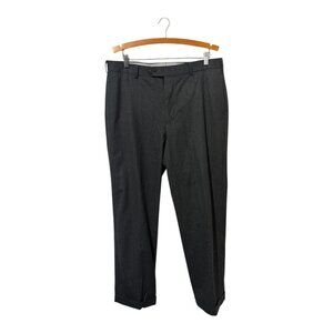 Brooks Brothers 1818 Madison W36 Mens Gray Grey Wool Pants Slacks
